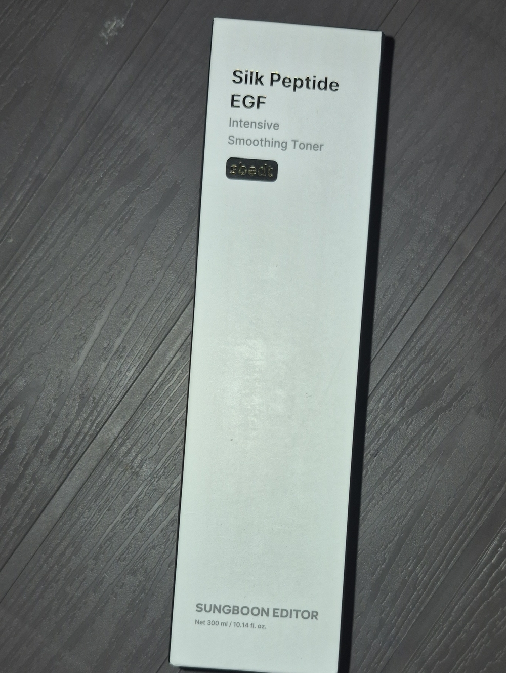 White Silk Peptide EGF Intensive Smoothing Toner Sungboon Editor Nwt